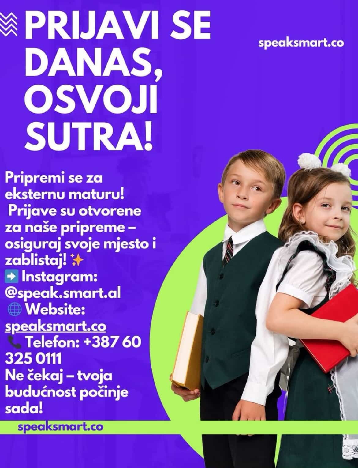 Pripreme za eksternu maturu Sarajevo - Prijavi se danas, osvoji sutra!